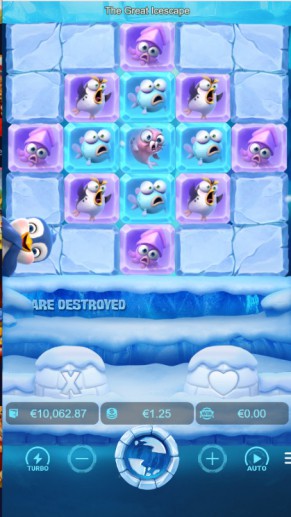 The Great Icescape được sản xuất bởi nhà phát triển nổi tiếng PG SOFT