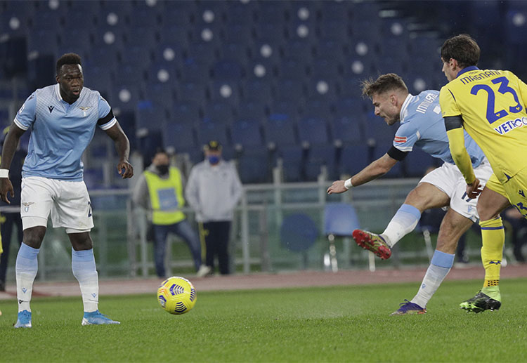 Ciro Immobile telah mencetak 20 gol di Serie A