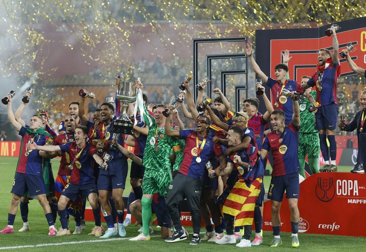 Statistik Barcelona di Final Copa del Rey