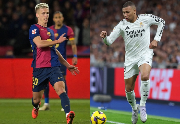 Dani Olmo and Kylian Mbappe are now preparing as Barcelona battle against Real Madrid in the Copa Del Rey