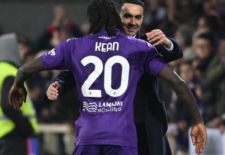 Moise Kean’s fitness is uncertain ahead of Fiorentina’s crucial Serie A clash with Bologna