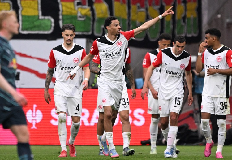 Hugo Ekitike thi đấu ấn tượng ở Bundesliga mùa trước