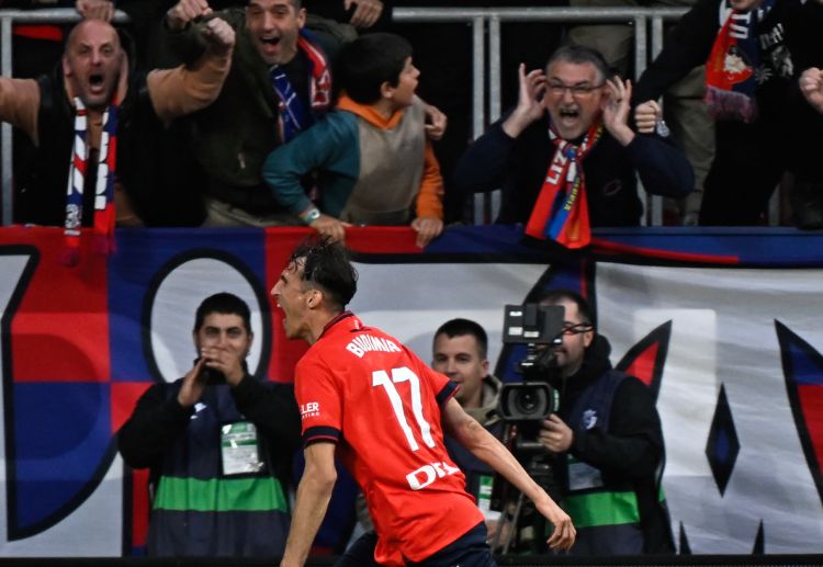 Ante Budimir is the third top goalscorer last La Liga season with 21 goals