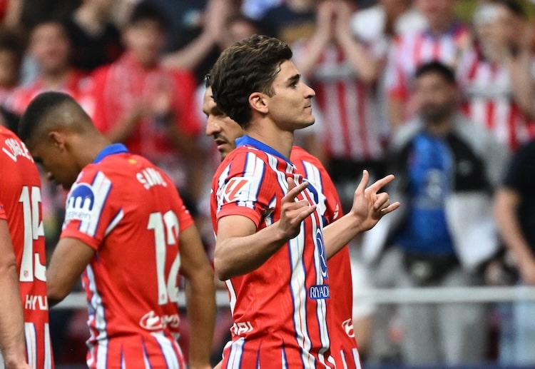 西甲联赛 马竞前场进攻由阿尔瓦雷斯领衔出战