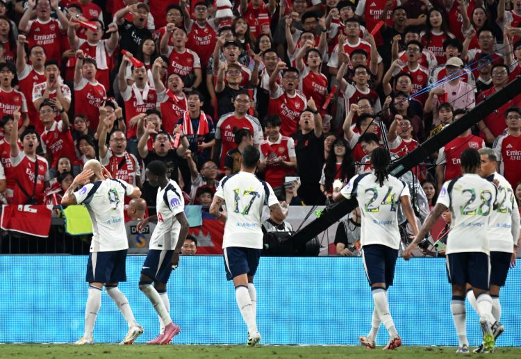 A strike from Tottenham’s Pape Matar Sarr decided the pre-season club friendly against Arsenal in Hong Kong