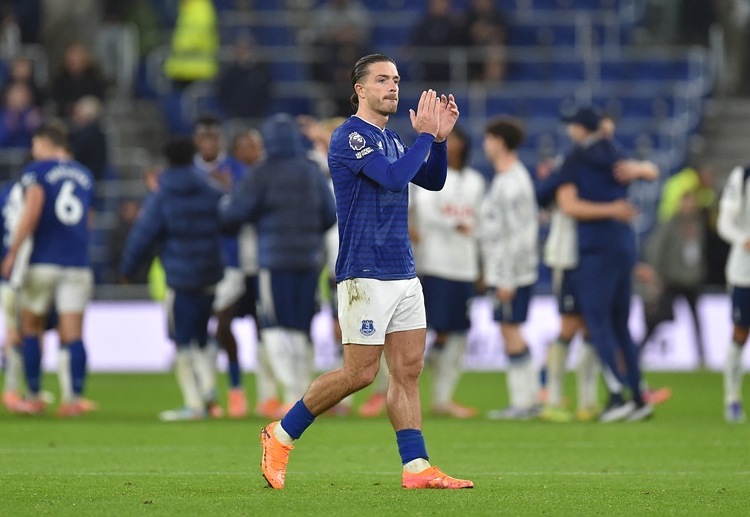 잭 그릴리쉬는 다가오는 프리미어리그 경기에서 풀럼을 상대로 에버턴의 공격을 이끌 준비를 하고 있다.