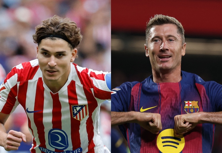 La Liga: Atletico Madrid's Julian Alvarez and Barcelona's Robert Lewandowski both aim to score at Camp Nou