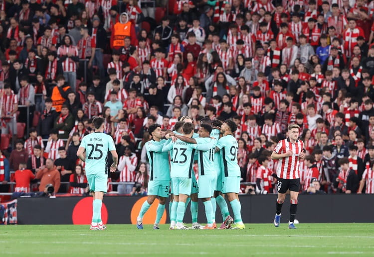 Sporting CP clinch a play-off spot in the Champions League after winning against Athletic Club