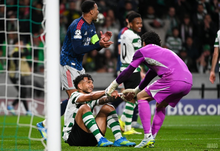 Sporting thua trận lượt đi tứ kết Champions League 2025/26 trước Arsenal