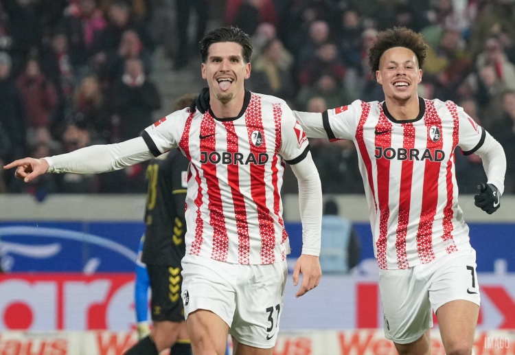 德甲联赛 弗赖堡射手马塔诺维奇9次首发打入8球，他的速度和反击能力将考验拜仁防线