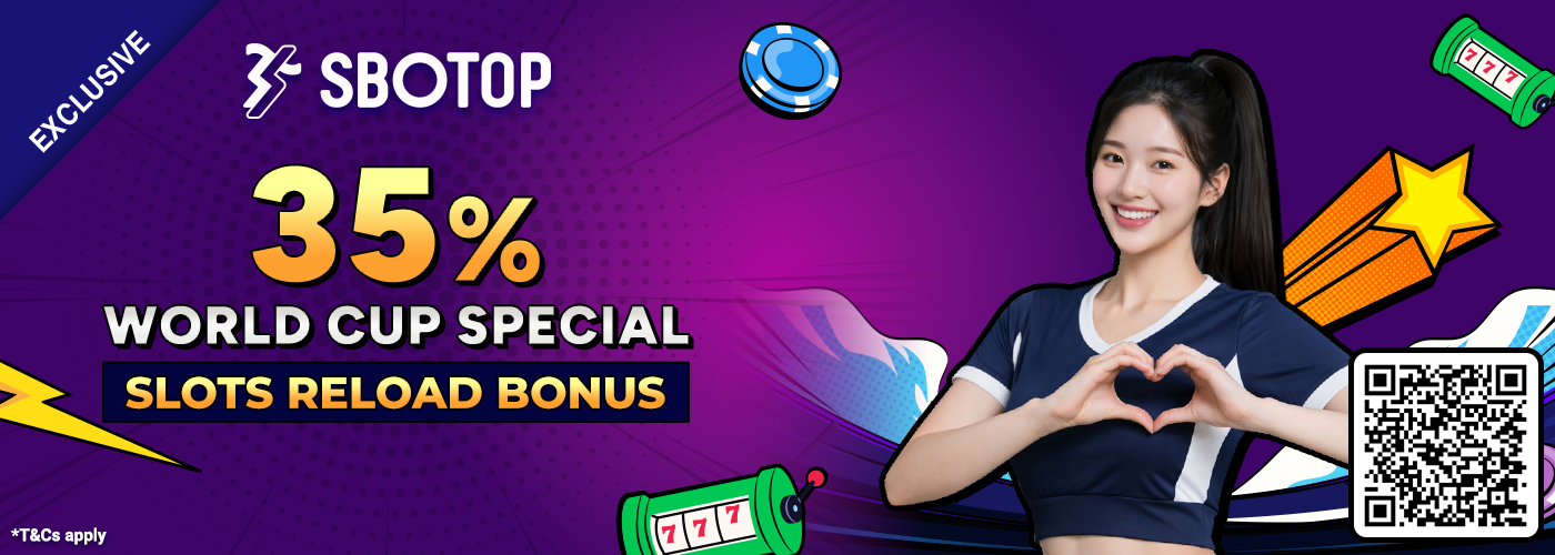 35% World Cup Special Slots Reload Bonus